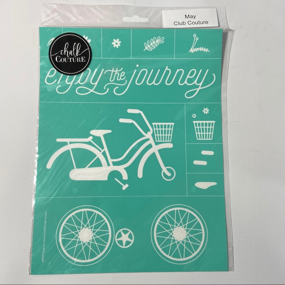 Chalk Couture Enjoy the Journey Transfer. Retired